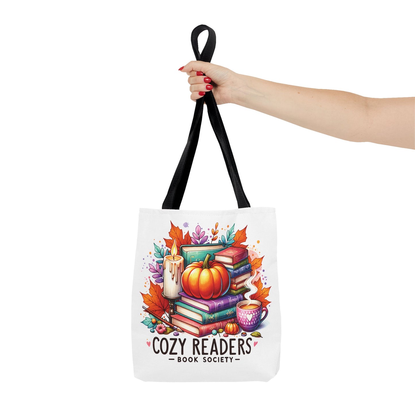 Cozy reader book society Tote Bag (AOP)