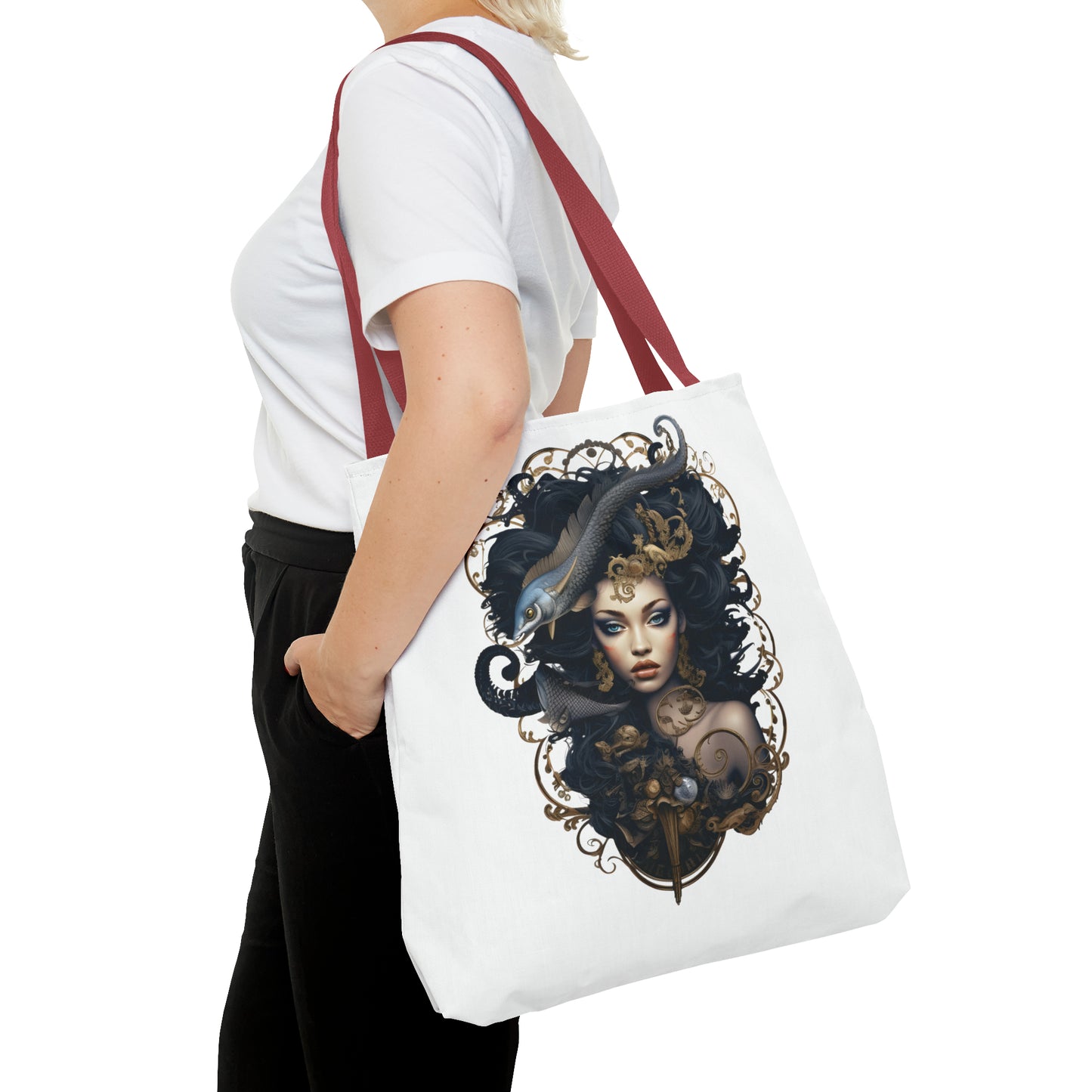 Pisces, Tote Bag (AOP)