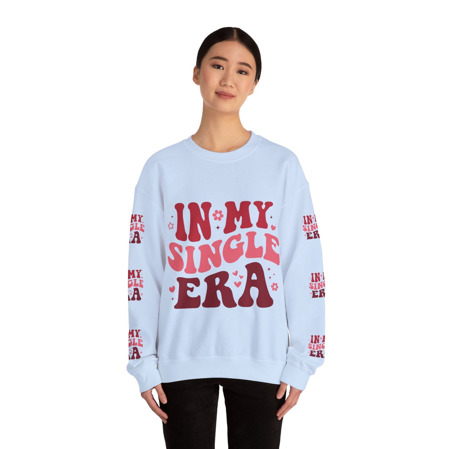 In my single era, ™ Crewneck Sweatshirt (side arm design)