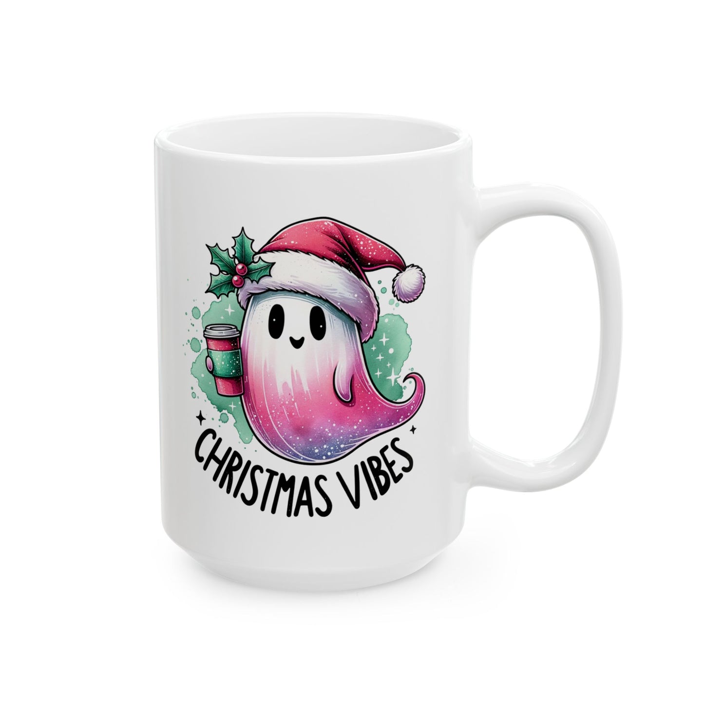 Christmas vibes Ceramic Mug, (11oz, 15oz)