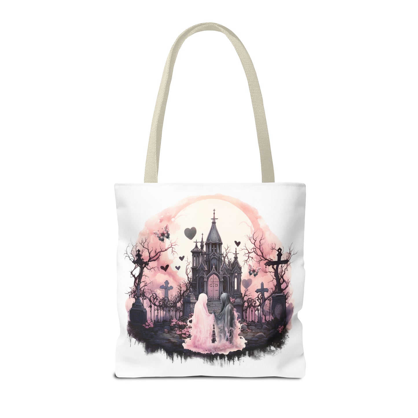 Even in death… we never part, Tote Bag (AOP)