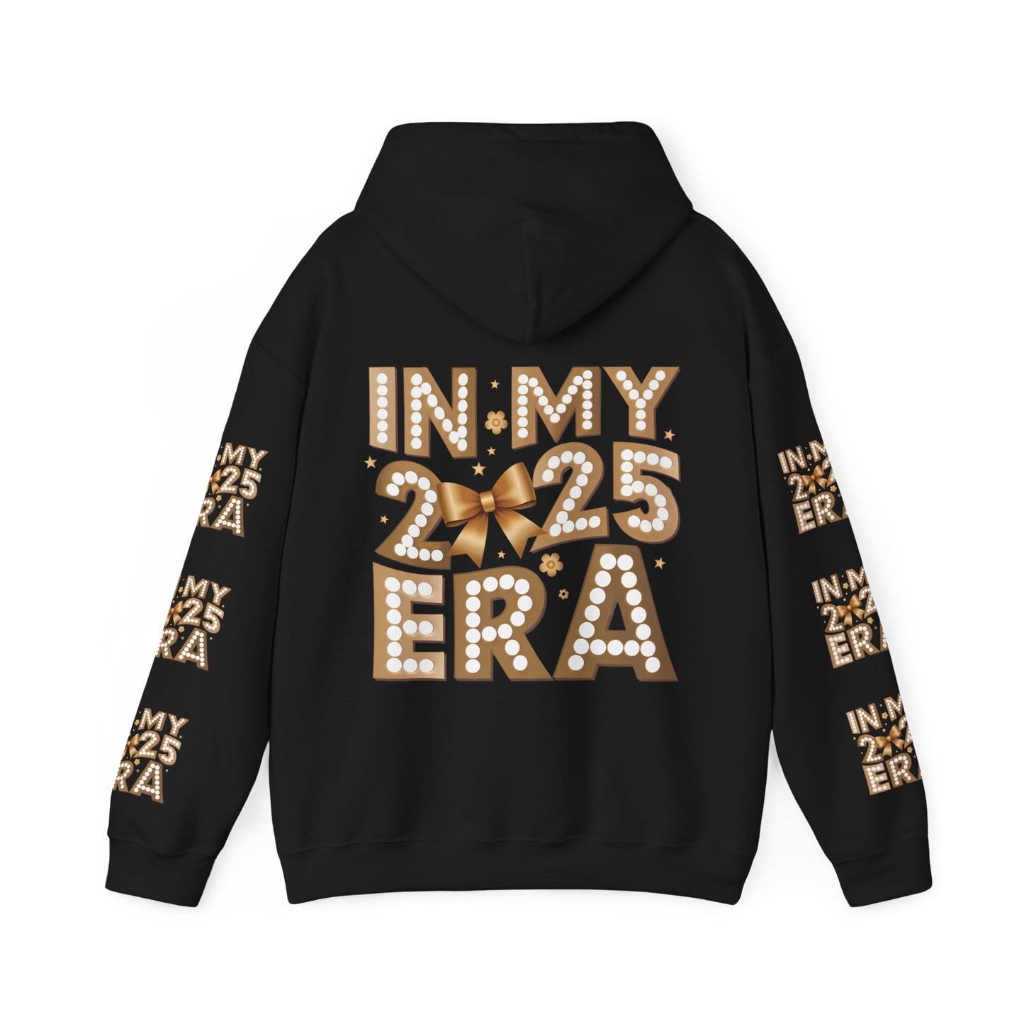 In my 2025 era , Unisex Heavy Blend™ Hooded Sweatshirt (sleeve arm design)