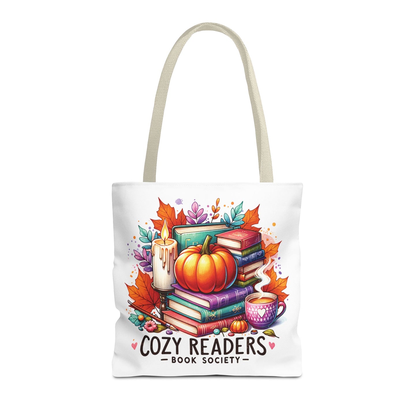 Cozy reader book society Tote Bag (AOP)