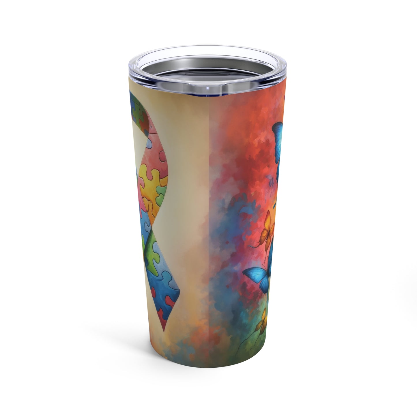 Autism awareness, Tumbler 20oz