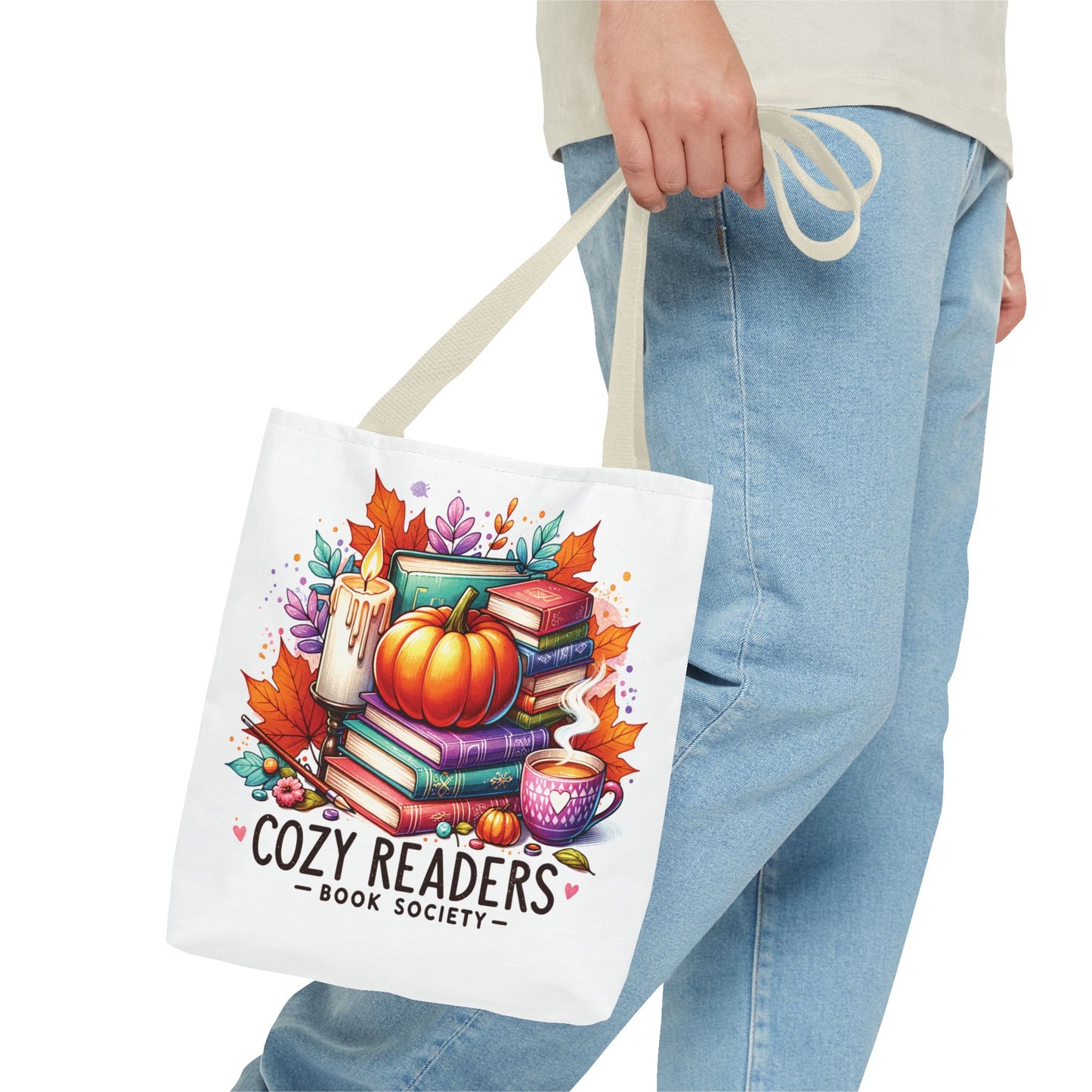 Cozy reader book society Tote Bag (AOP)