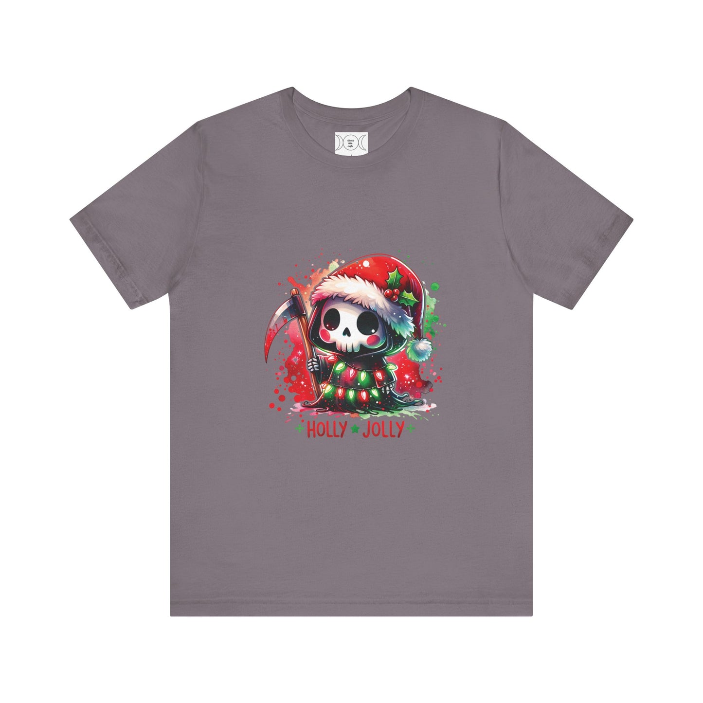 Holly jolly , Unisex Jersey Short Sleeve Tee ( no sleeve design)