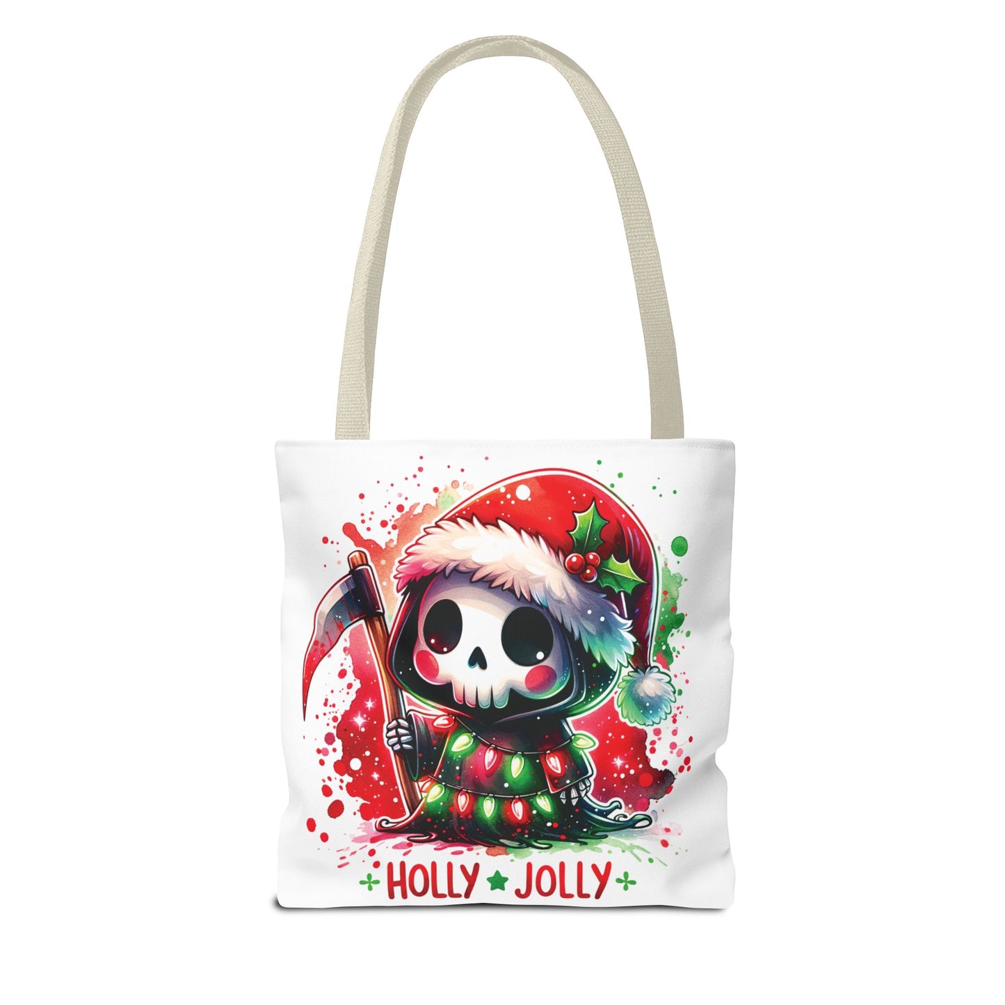 Holly jolly, Tote Bag (AOP)