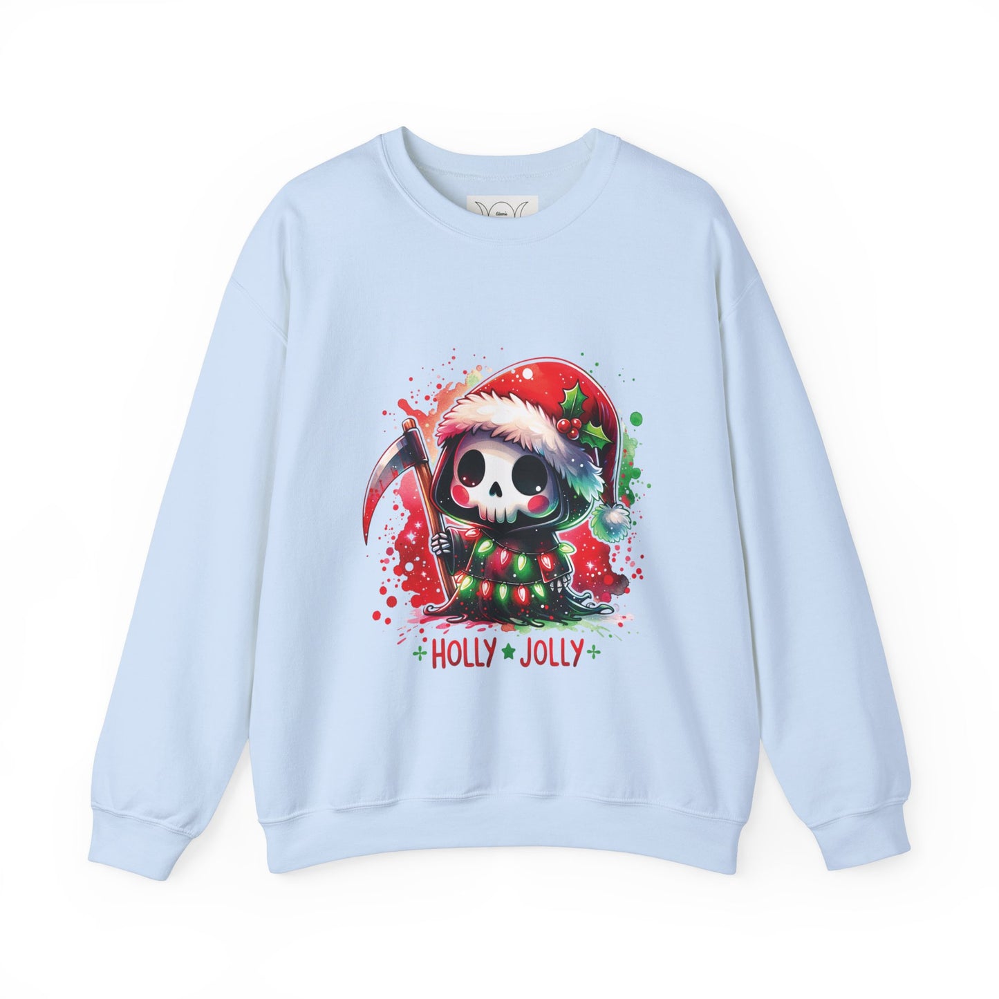 Holly jolly, ™ Crewneck Sweatshirt ( no sleeve design )