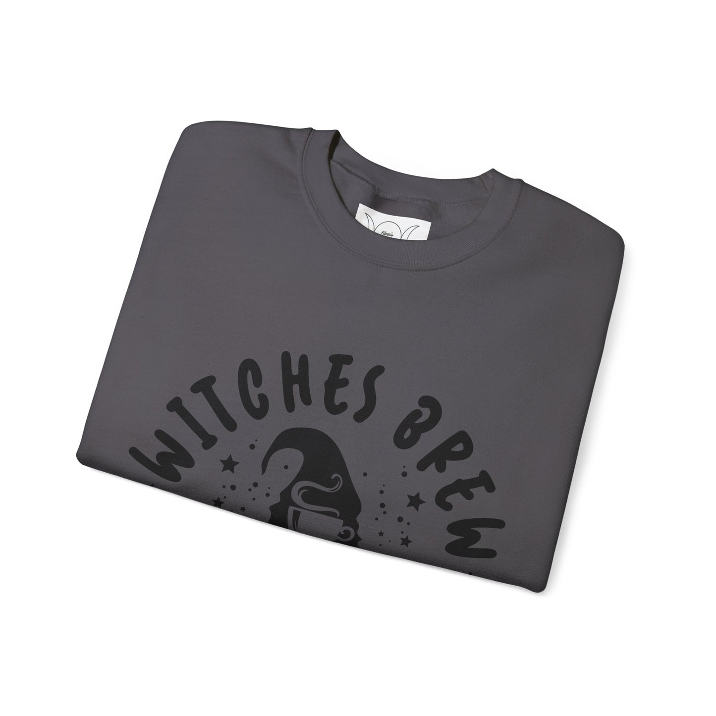 Witch’s brew coffee , ™ Crewneck Sweatshirt ( sleeve design )