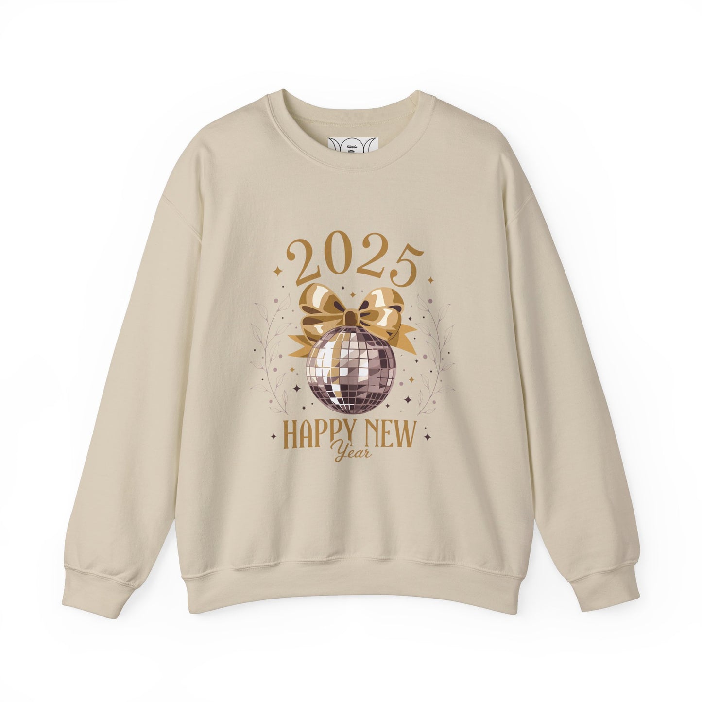 Happy year, Unisex Heavy Blend™ Crewneck Sweatshirt ( no sleeve design)