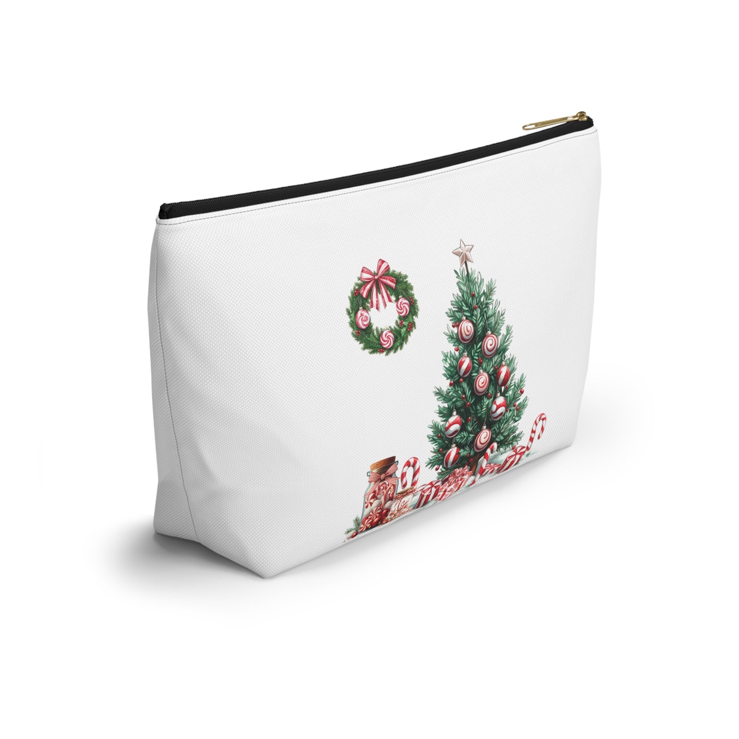 Peppermint Christmas,  Accessory Pouch w T-bottoms