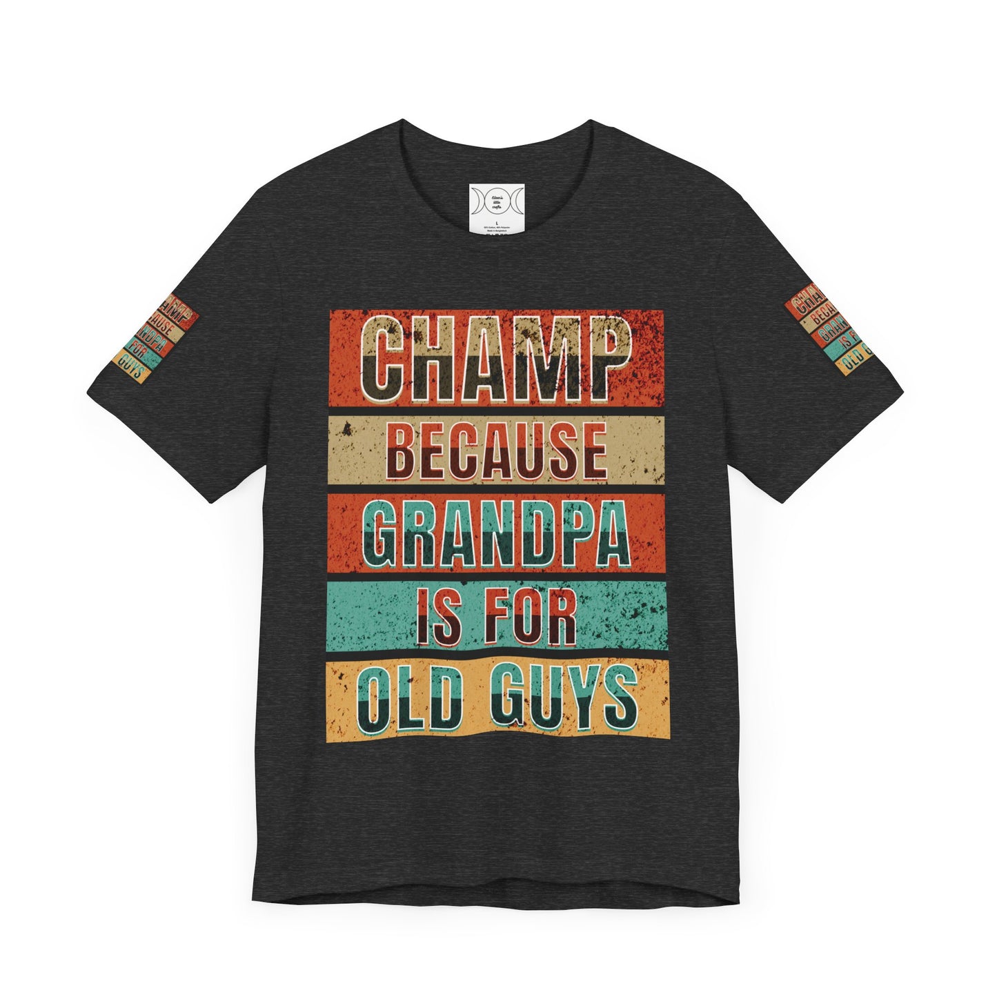 Champ, Unisex Jersey Short Sleeve Tee (Sleeve design)