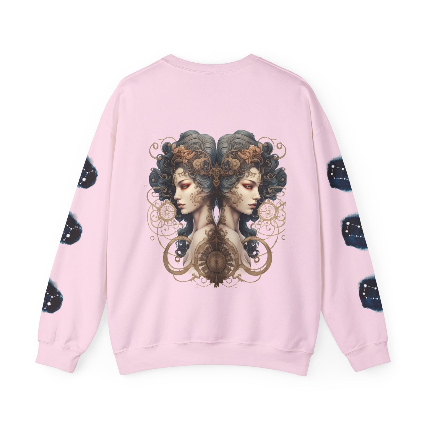 Gemini , ™ Crewneck Sweatshirt ( side arm design)