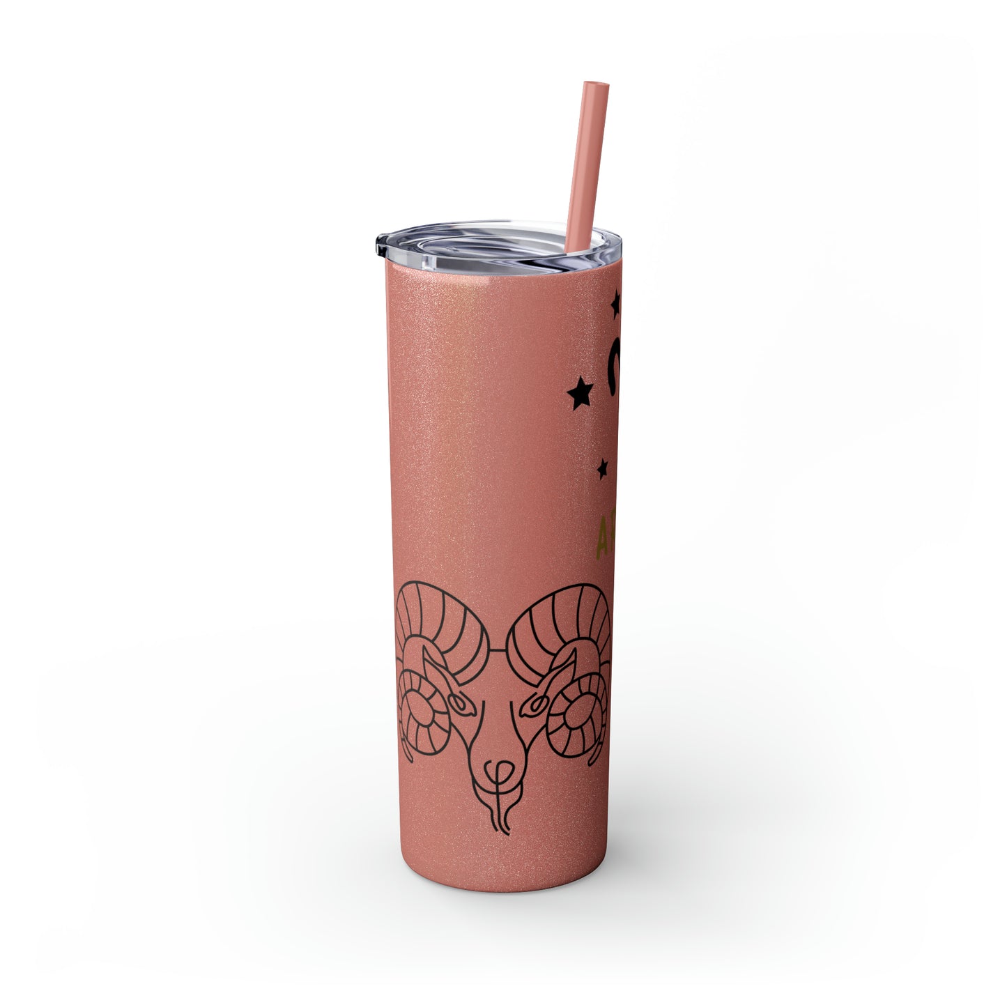 Aries, Skinny Tumbler with Straw, 20oz