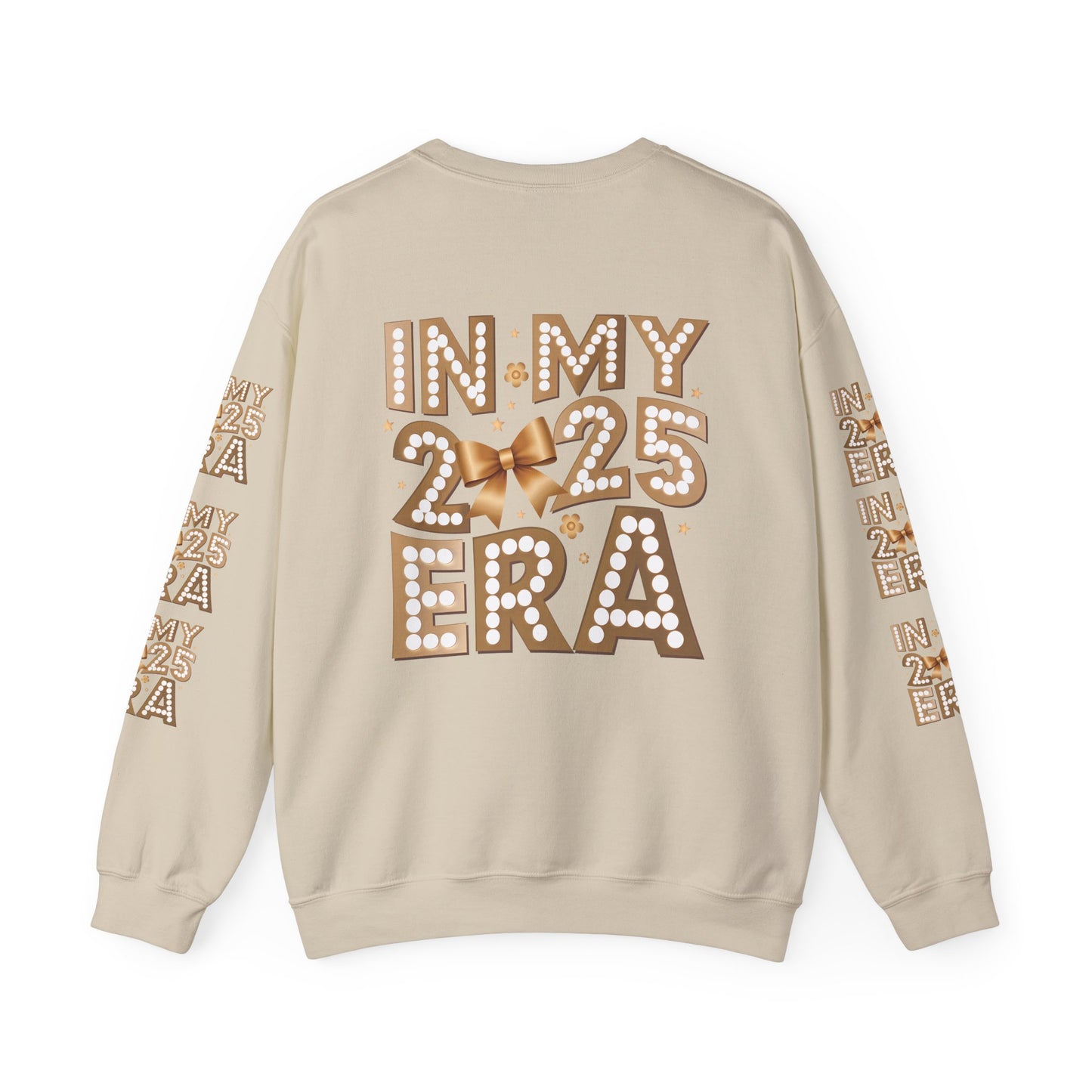 In 2025 era, Unisex Heavy Blend™ Crewneck Sweatshirt (sleeve design)