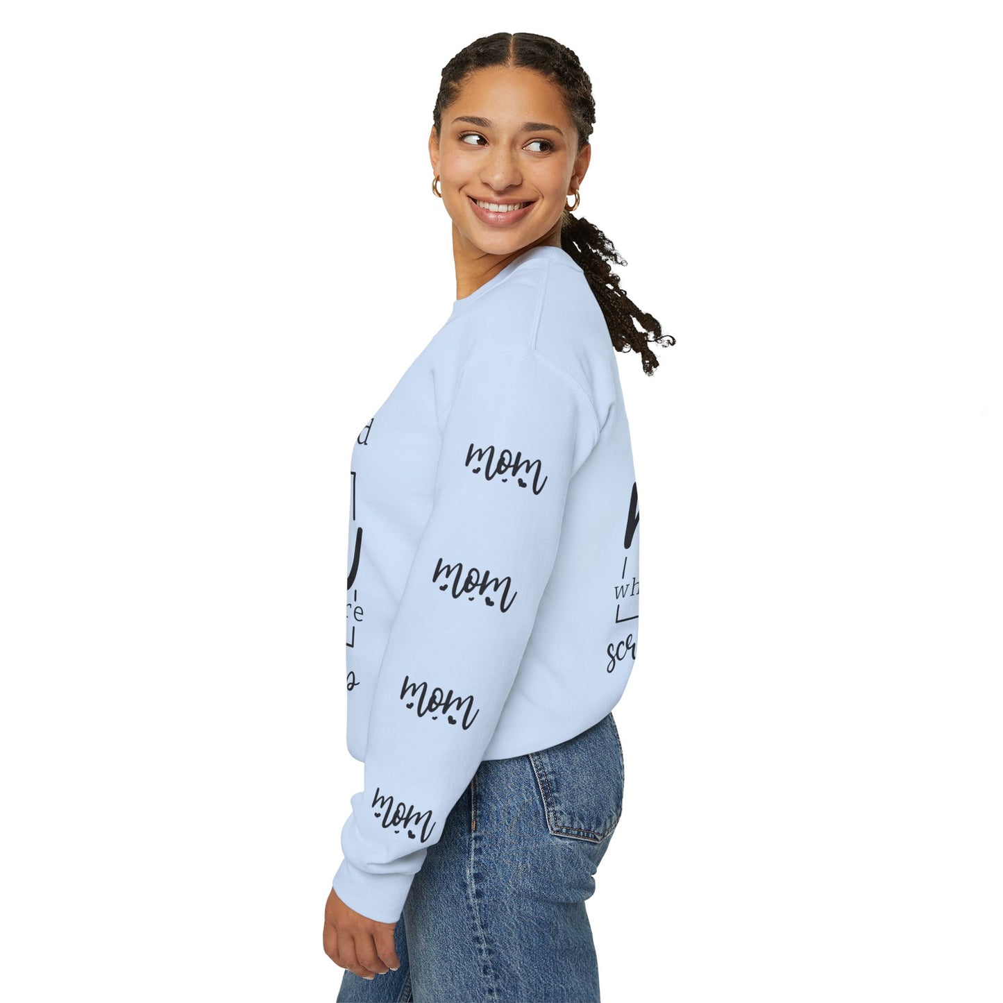 Mother’s love , ™ Crewneck Sweatshirt ( side arm design)