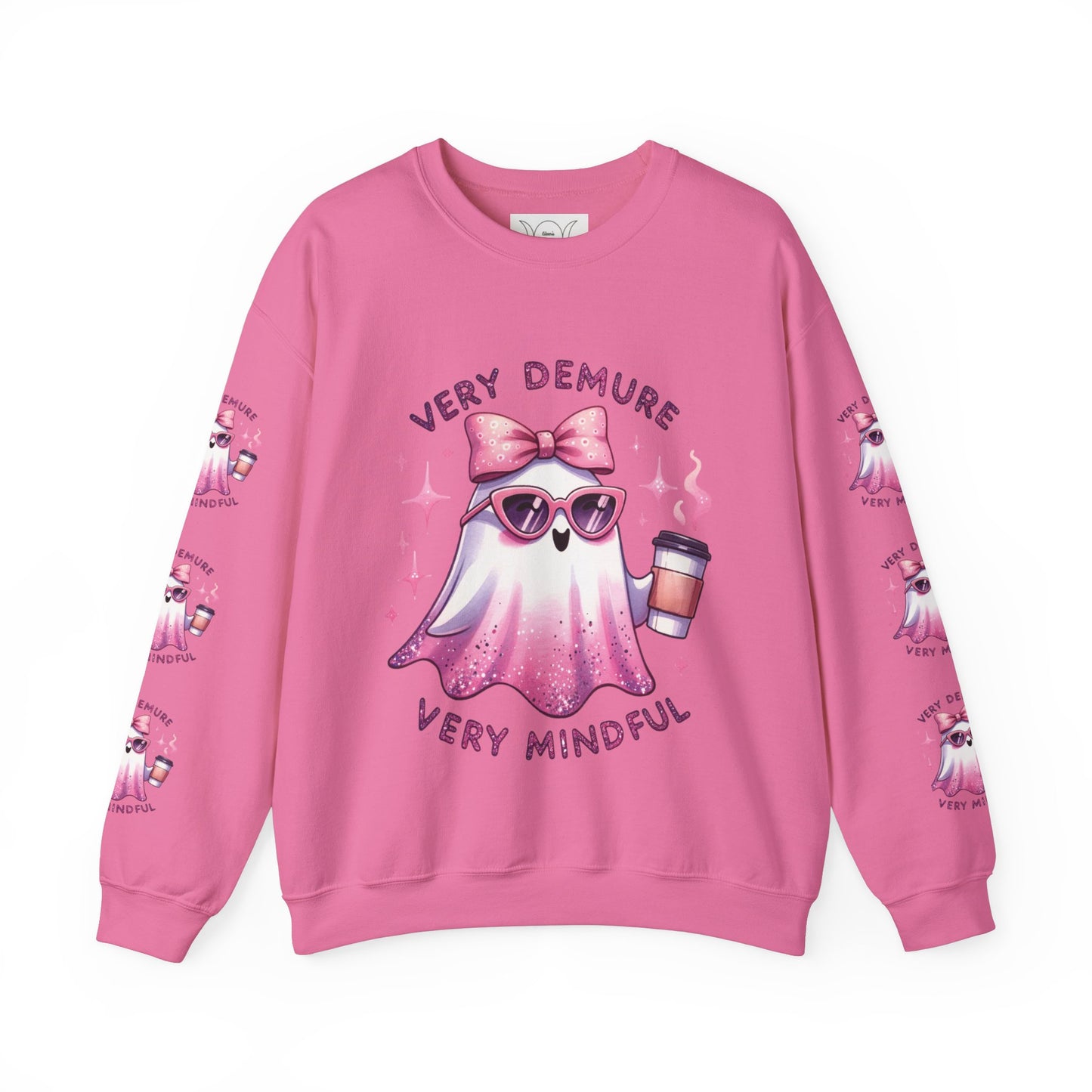 Very demure , ™ Crewneck Sweatshirt (Sleeve design )