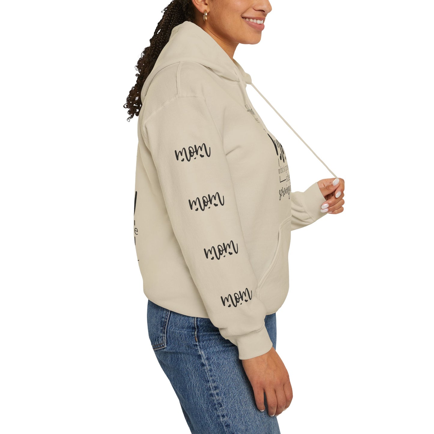 Mother’s love,  Unisex Heavy Blend™ Hooded Sweatshirt (no side arm design)