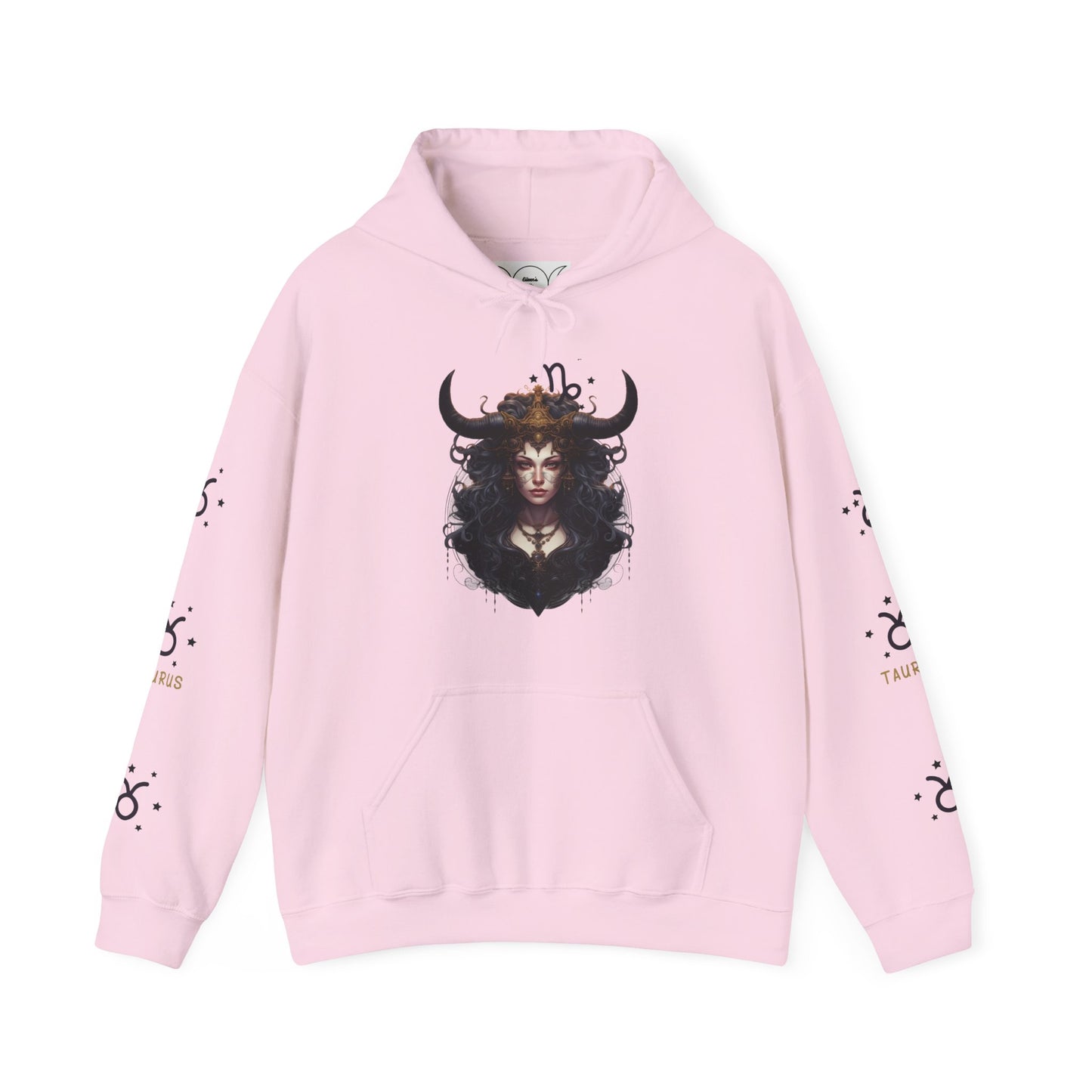 Taurus, Unisex Heavy Blend™ Hooded Sweatshirt (sleeve design )