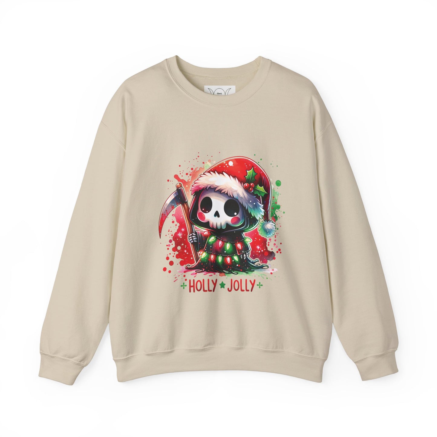 Holly jolly, ™ Crewneck Sweatshirt ( no sleeve design )