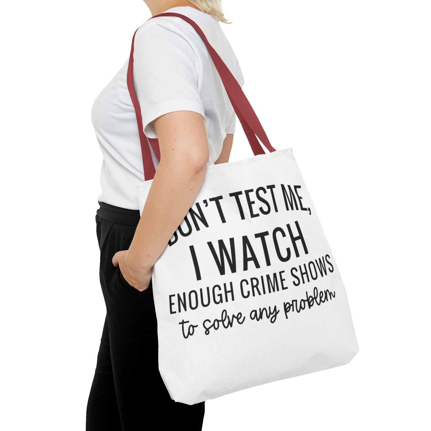 True crime watchers, Tote Bag (AOP)