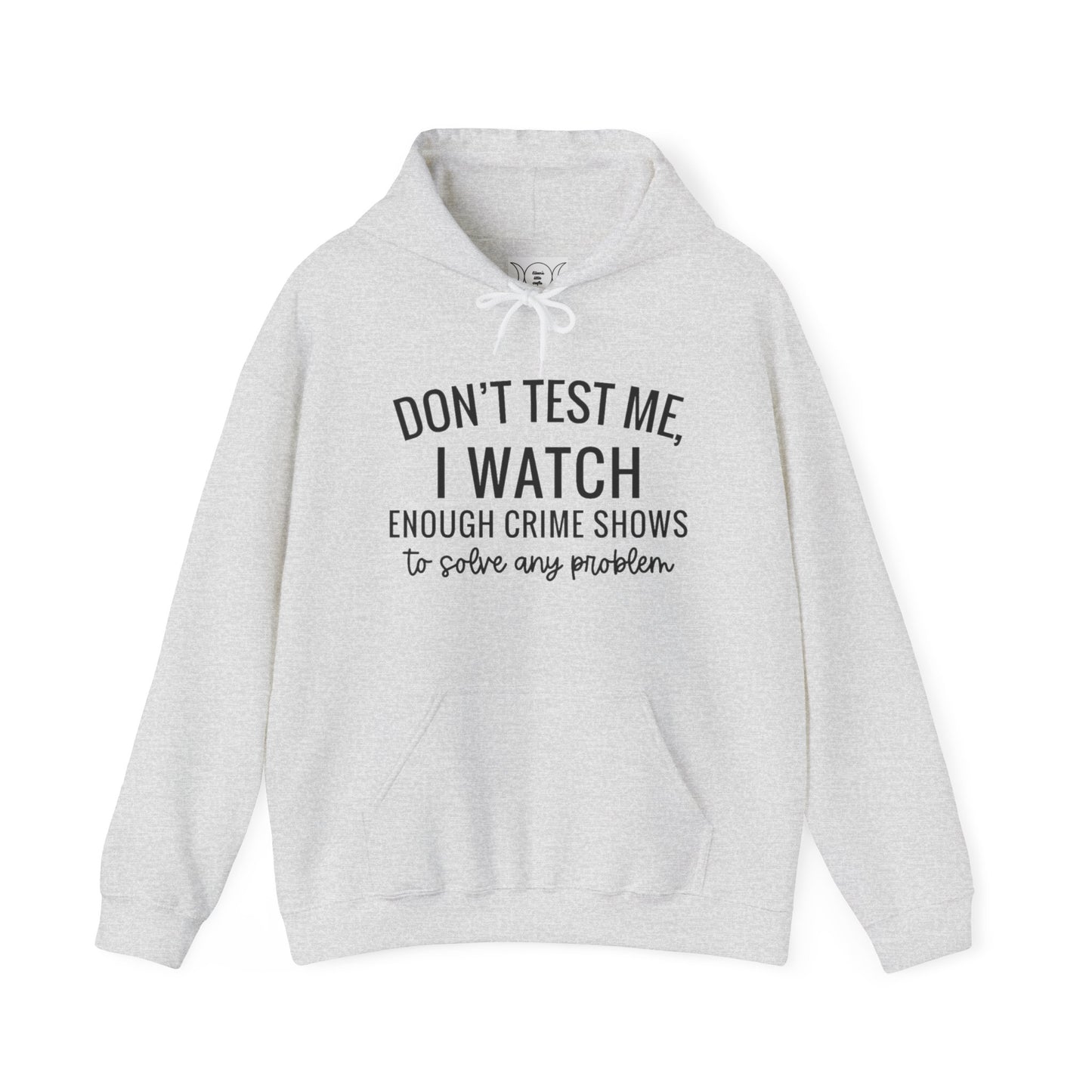 True crime watcher, Unisex Heavy Blend™ Hooded Sweatshirt (no side arm design)