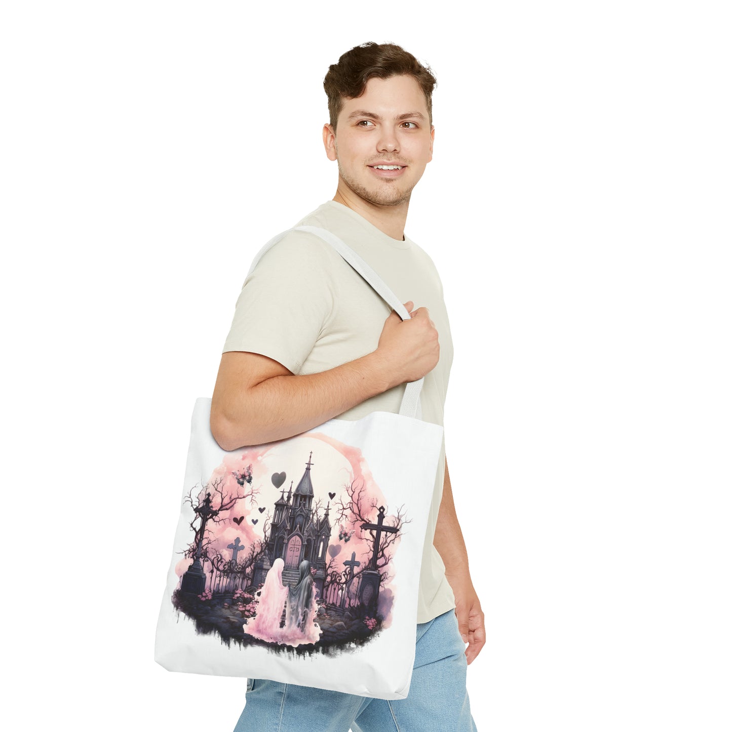 Even in death… we never part, Tote Bag (AOP)