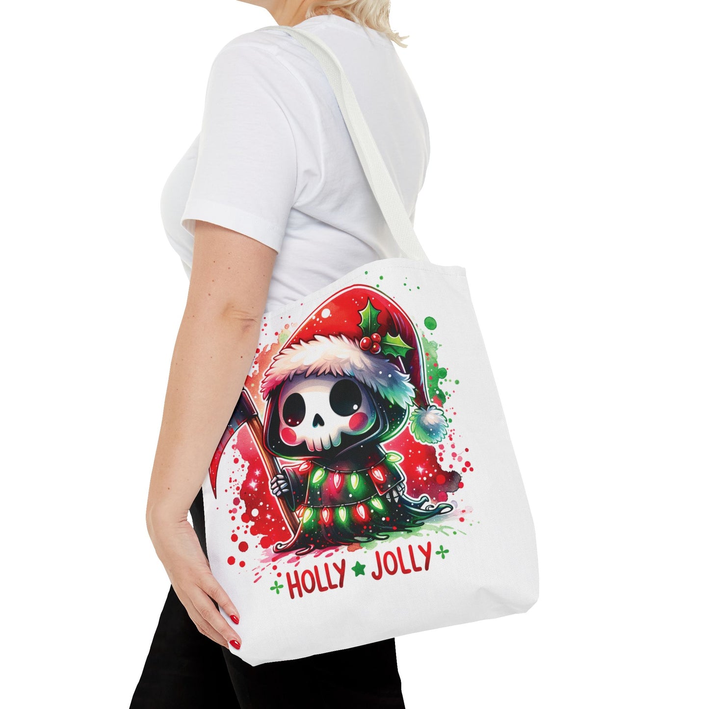 Holly jolly, Tote Bag (AOP)