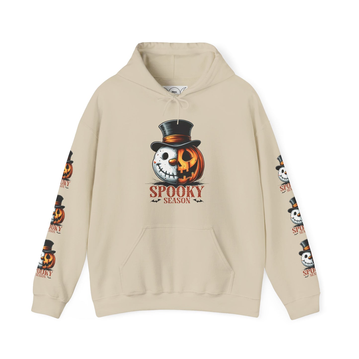 Spooky season,  Unisex Heavy Blend™ Hooded Sweatshirt (sleeve design)