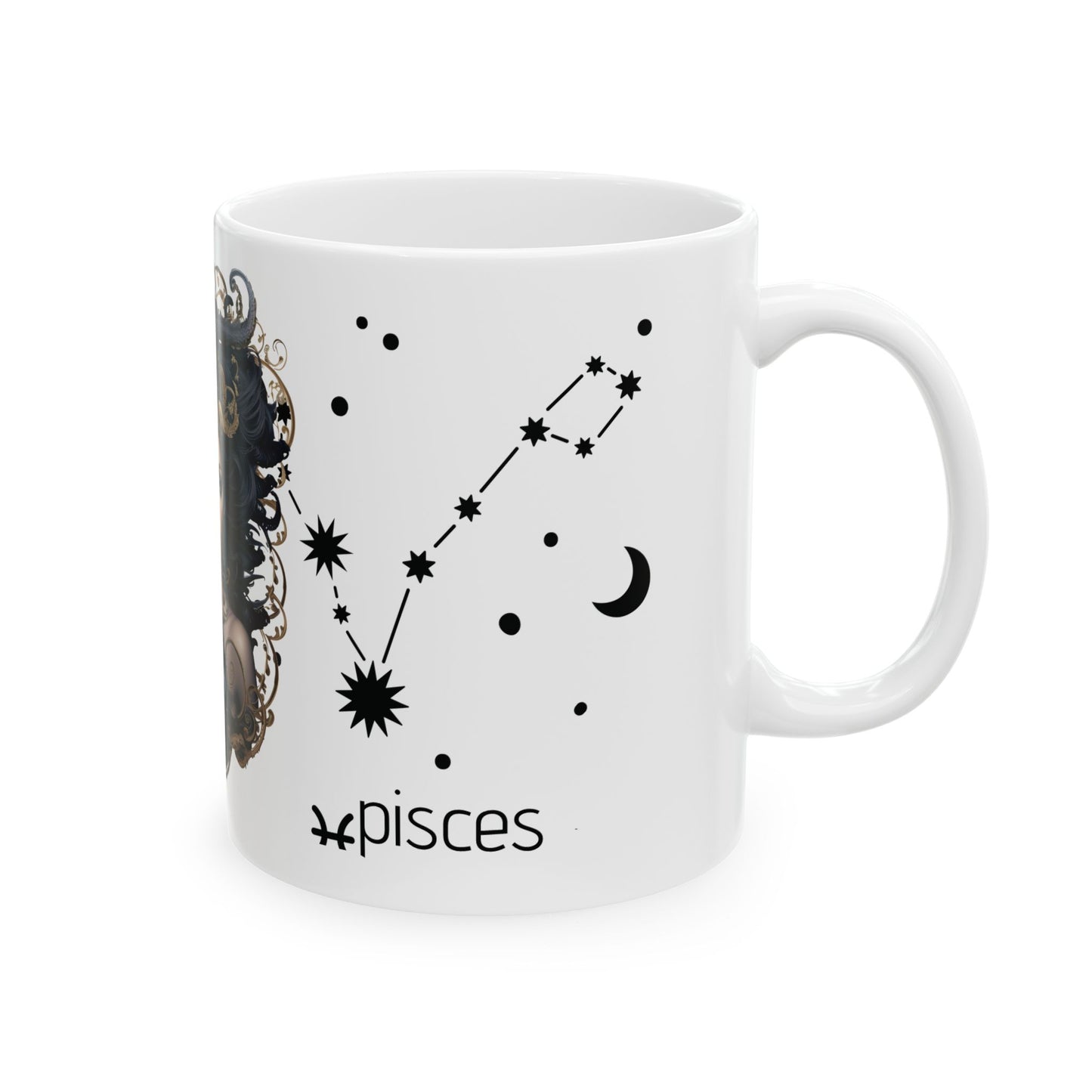 Pisces, Ceramic Mug, 11oz & 15 oz