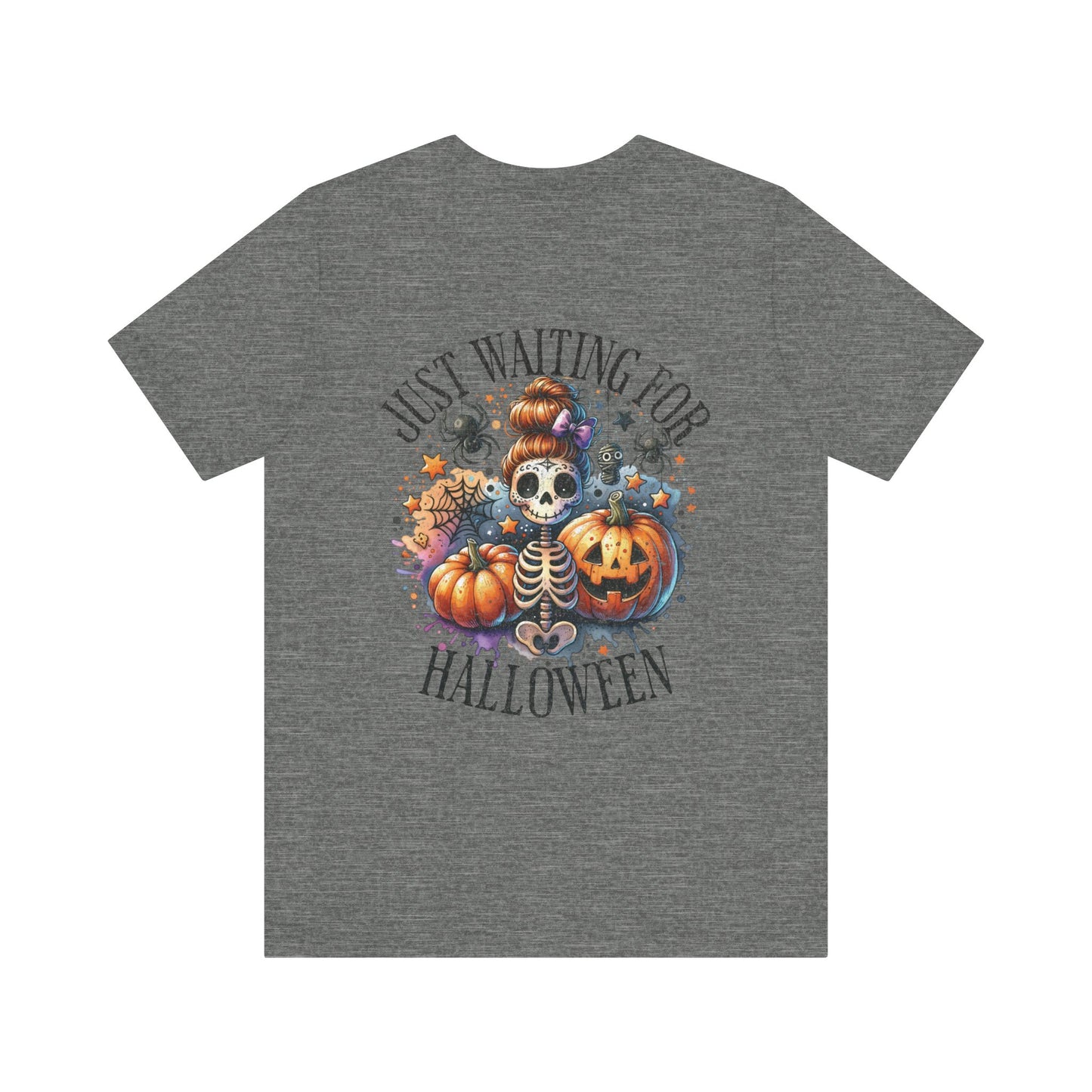 Just waiting for Halloween, Unisex Jersey Short Sleeve Tee (no sleeve design)