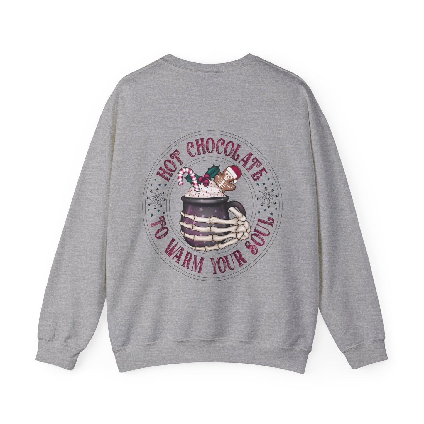 Hot chocolate to warm up my soul, ™ Crewneck Sweatshirt ( no sleeve design )