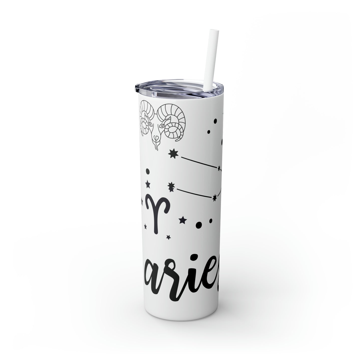 Aries, Skinny Tumbler with Straw, 20oz