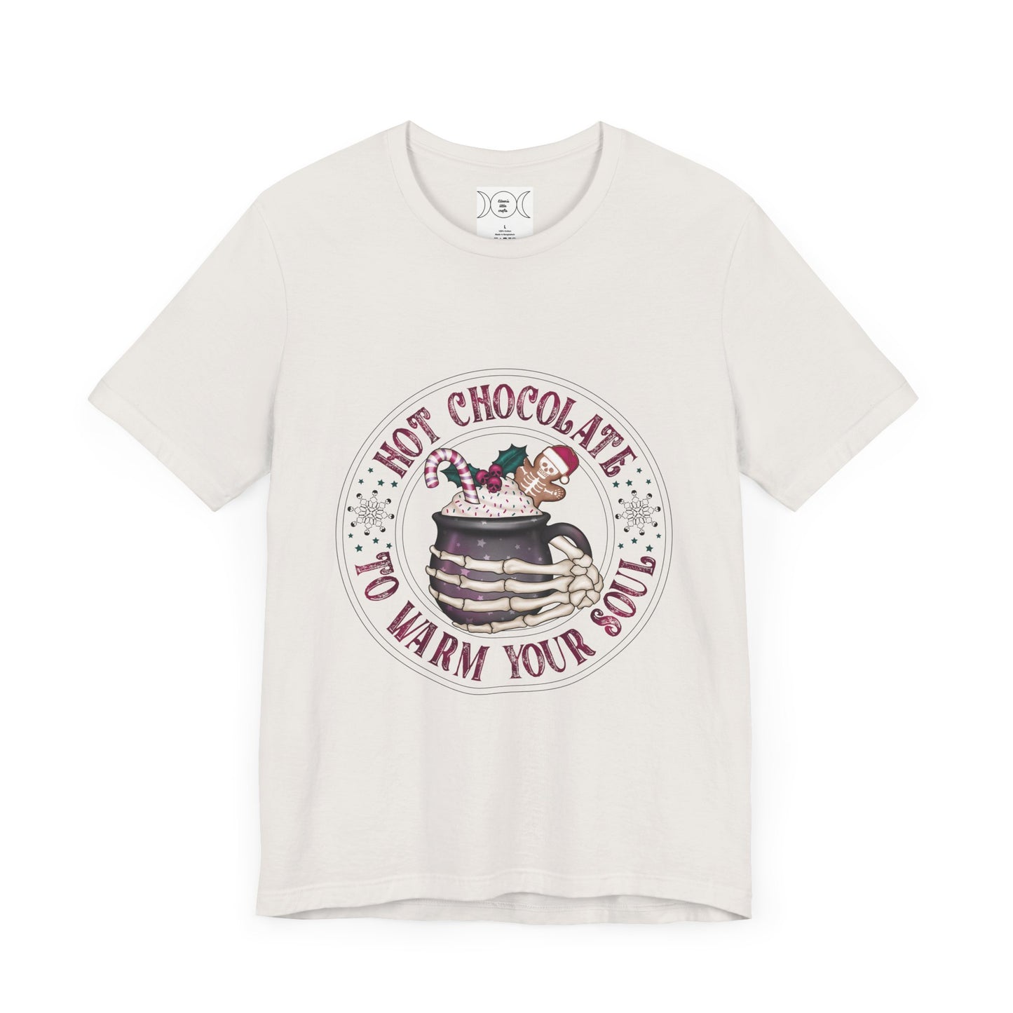 Hot chocolate , Unisex Jersey Short Sleeve Tee ( no sleeve design)