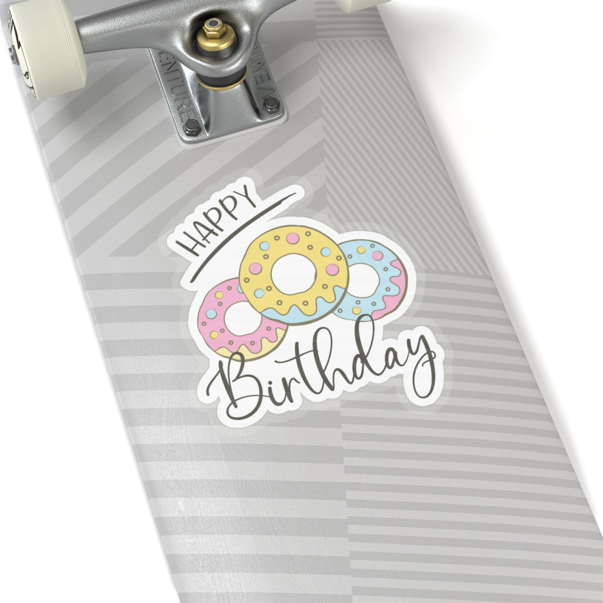 Happy birthday donuts, Kiss-Cut Stickers