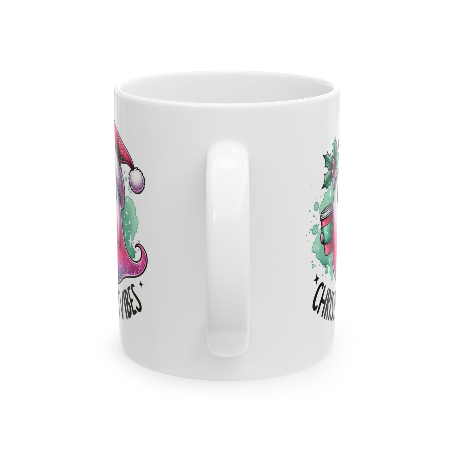 Christmas vibes Ceramic Mug, (11oz, 15oz)