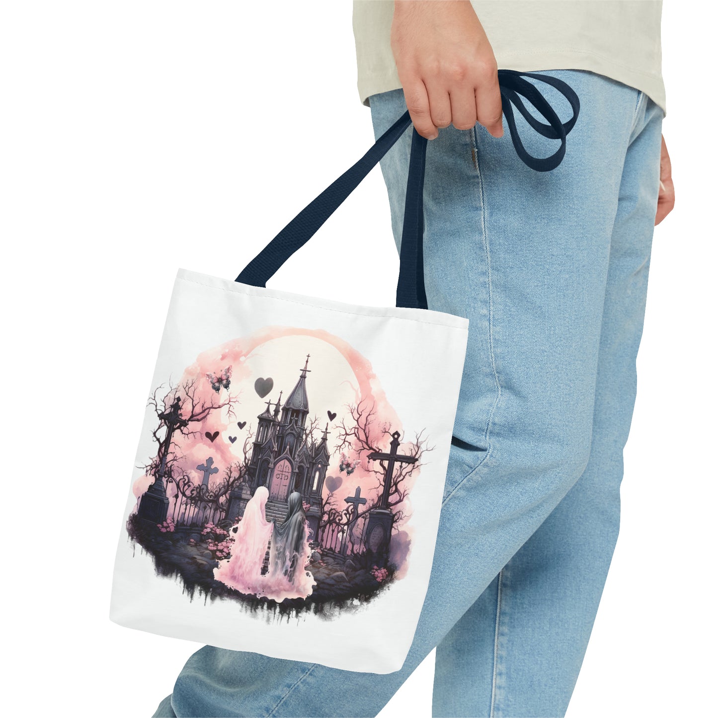 Even in death… we never part, Tote Bag (AOP)