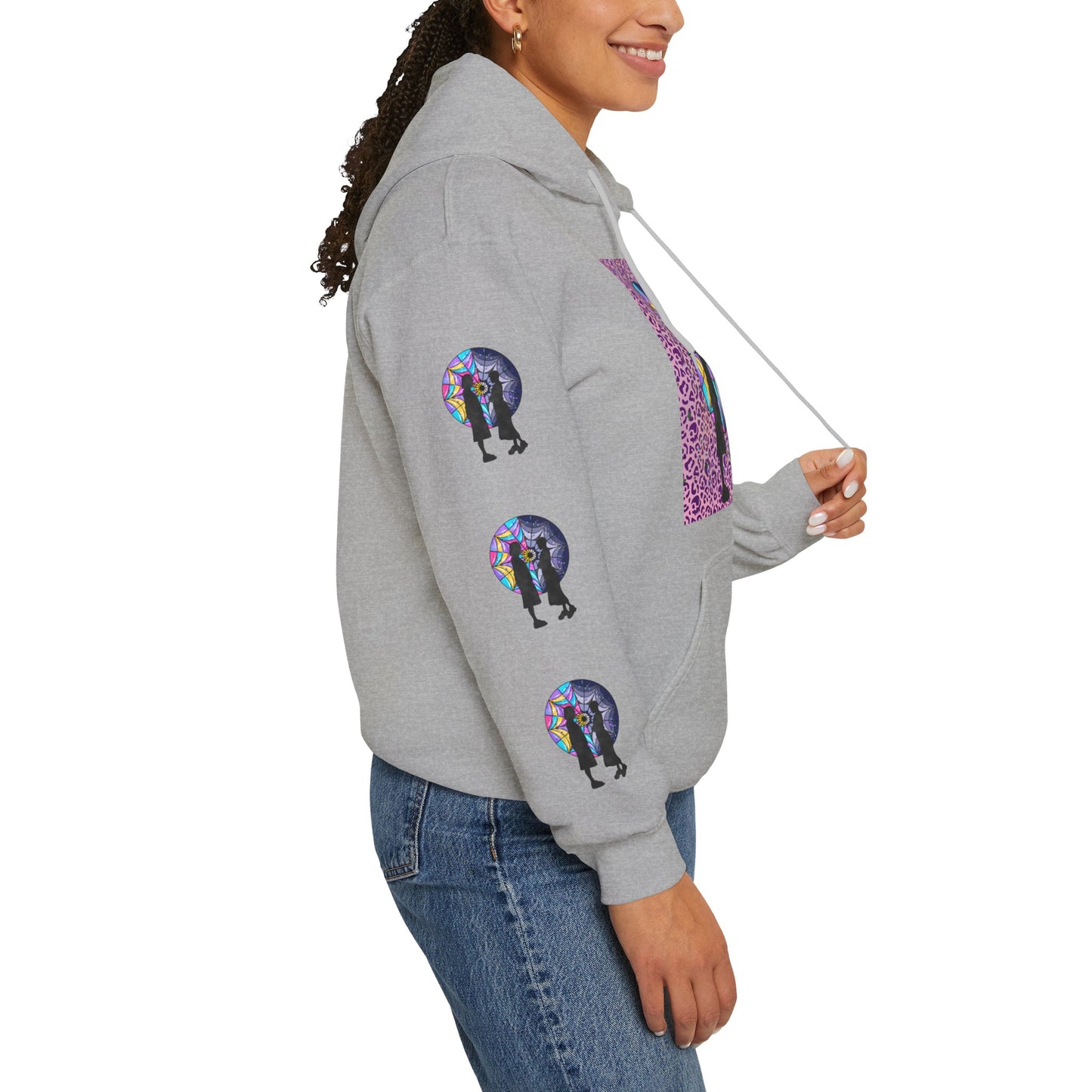 The roommates Heavy Blend™ Hooded Sweatshirt  ( arm design )