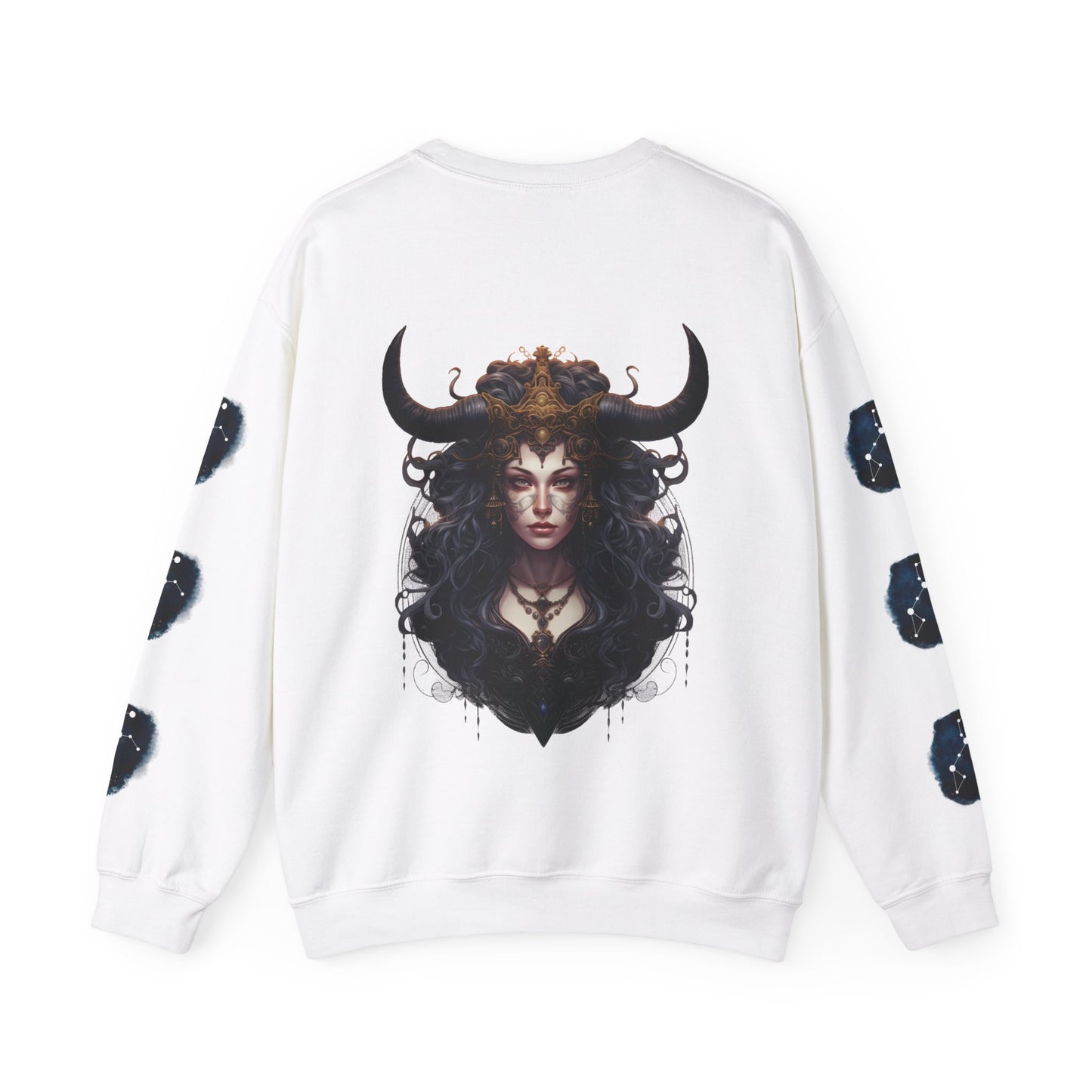 Taurus , ™ Crewneck Sweatshirt ( sleeve design)