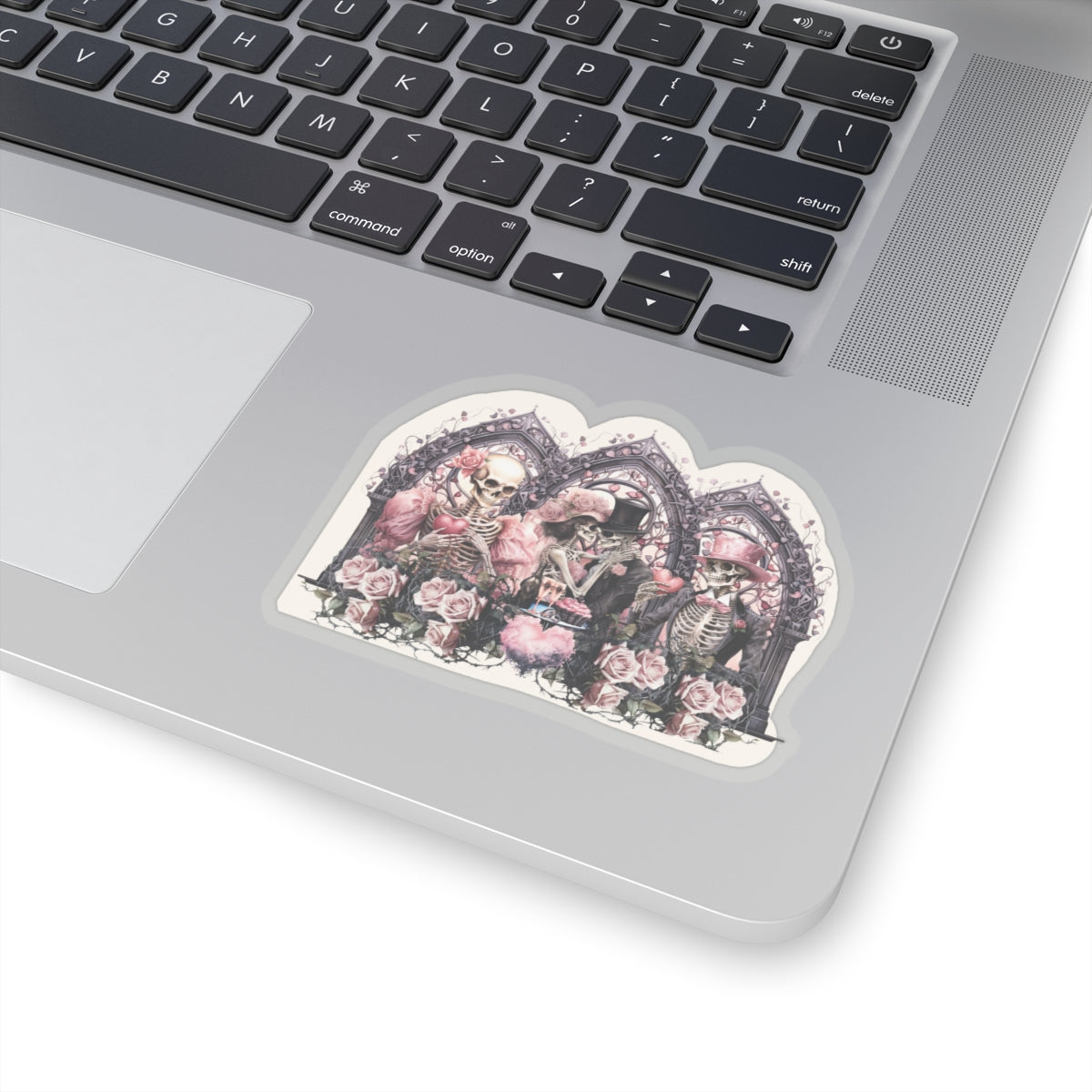 Even in death… we never part, Kiss-Cut Stickers