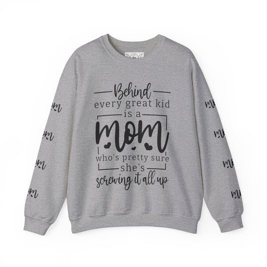 Mother’s love , ™ Crewneck Sweatshirt ( side arm design)