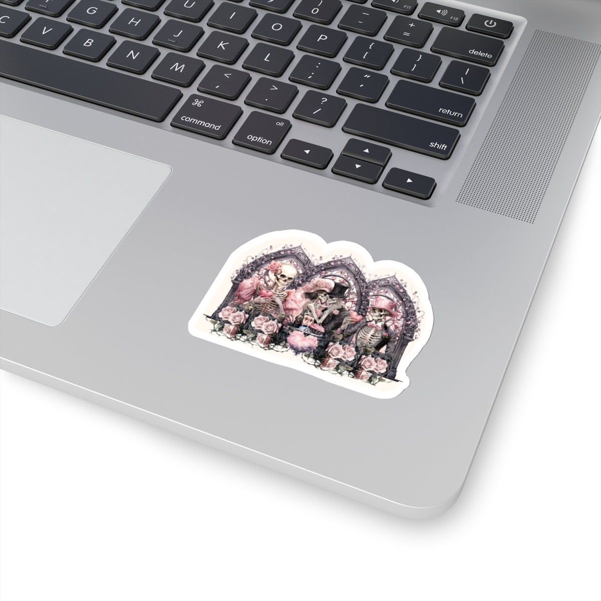 Even in death… we never part, Kiss-Cut Stickers