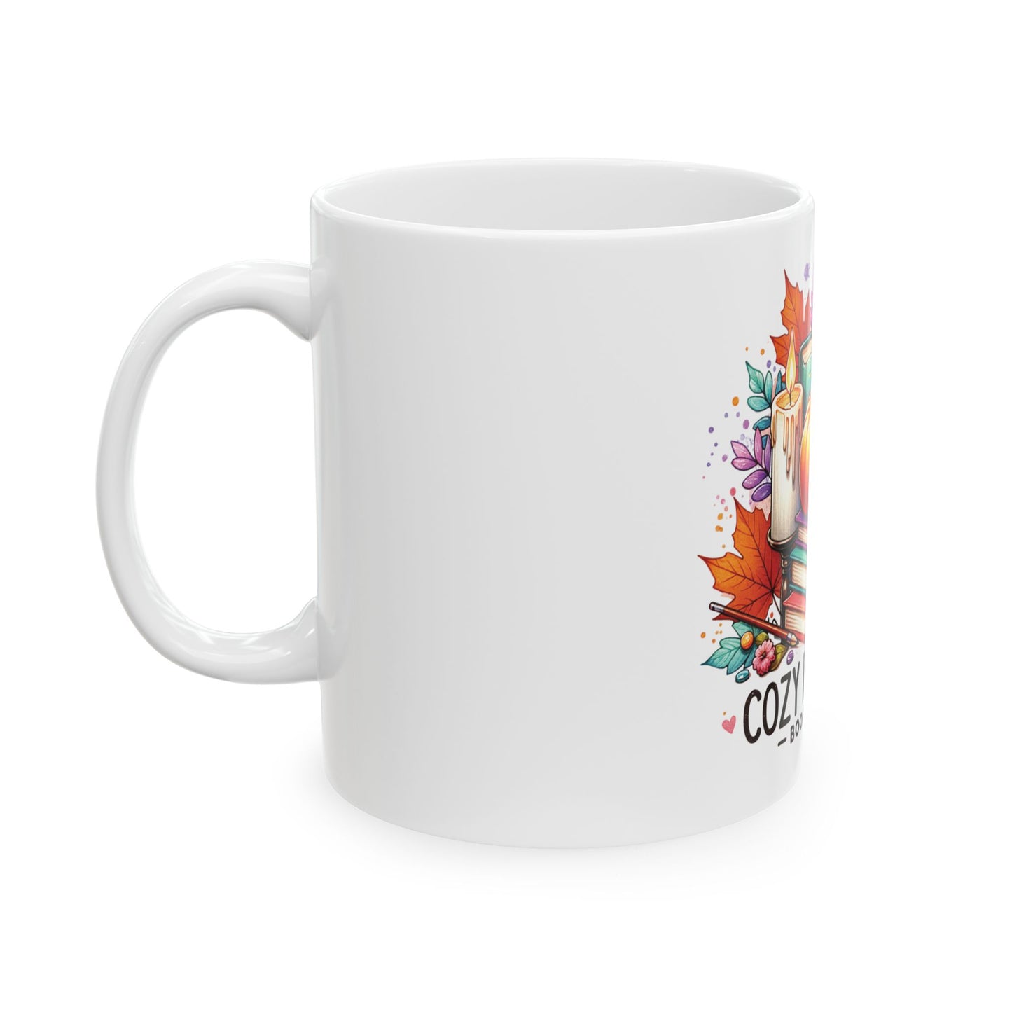 Cozy reader book society,  Ceramic Mug 11oz & 15 oz