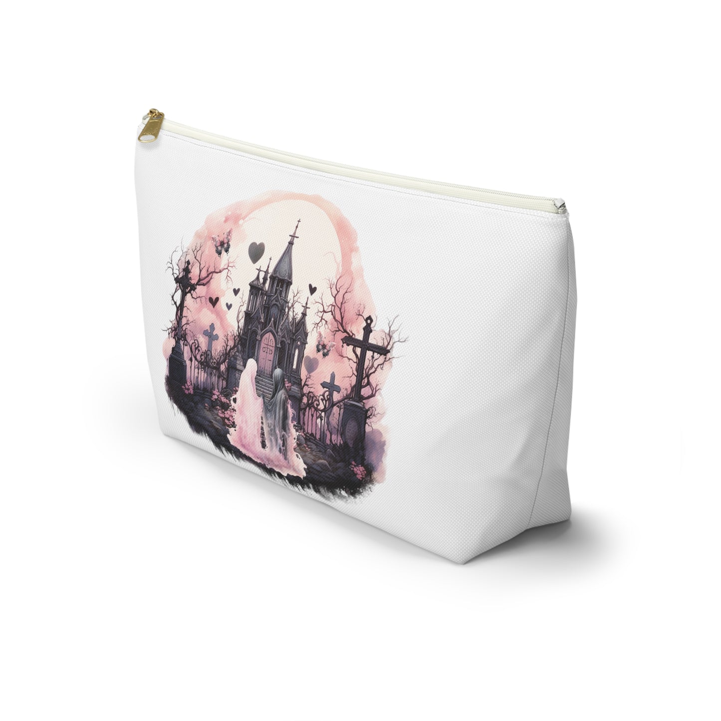 Even in death… we never part , Accessory Pouch w T-bottom