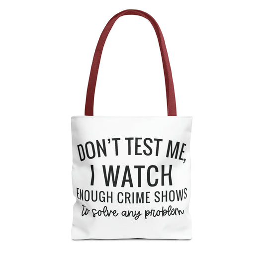 True crime watchers, Tote Bag (AOP)