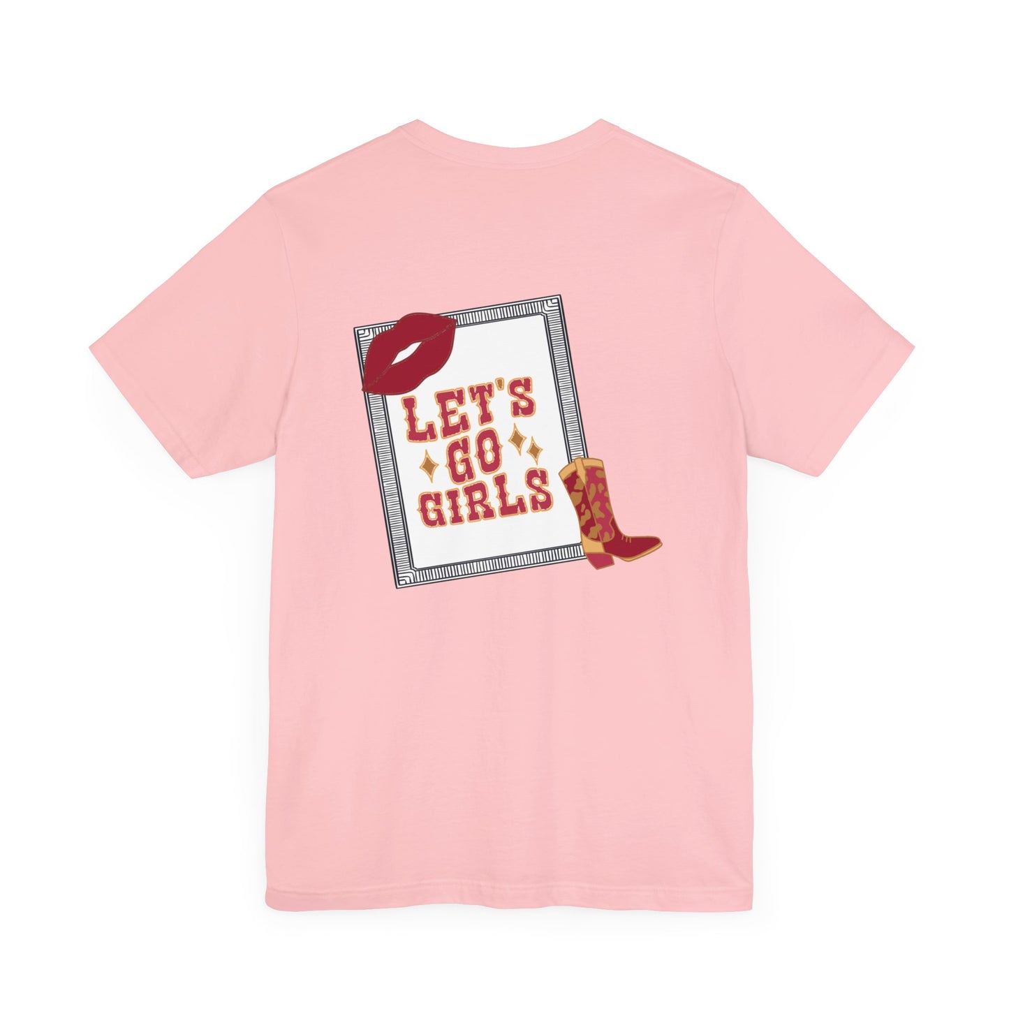 Let’s go girl’s Unisex Jersey Short Sleeve Tee (no Sleeve design)