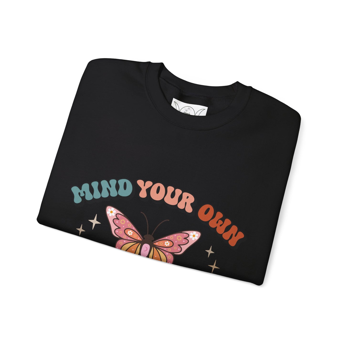 Mind your own motherhood, ™ Crewneck Sweatshirt ( no arm design)