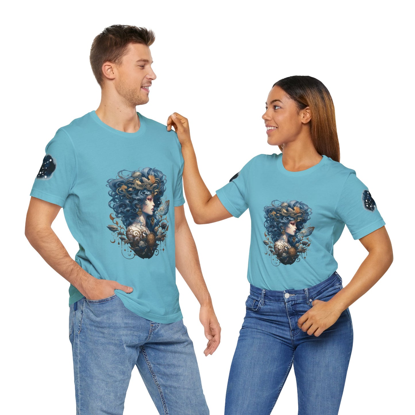 Aquarius , Unisex Jersey Short Sleeve Tee