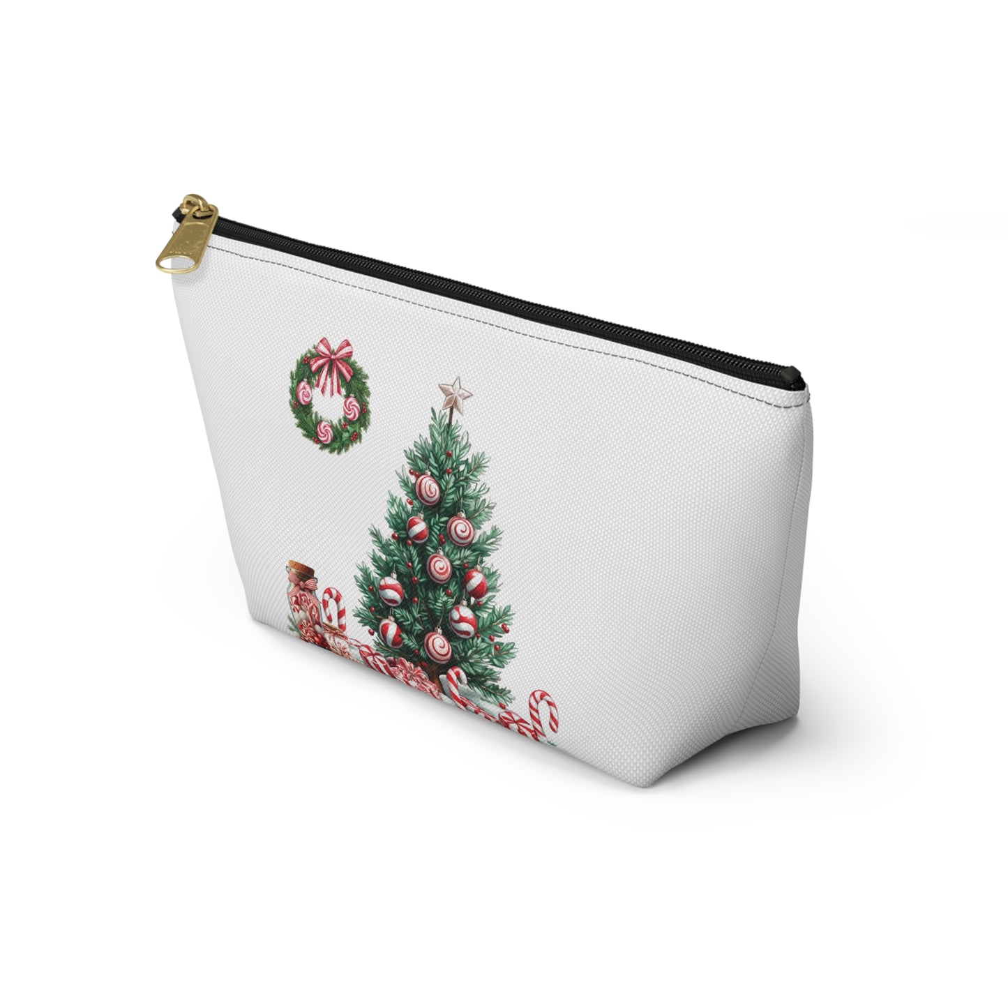 Peppermint Christmas,  Accessory Pouch w T-bottoms