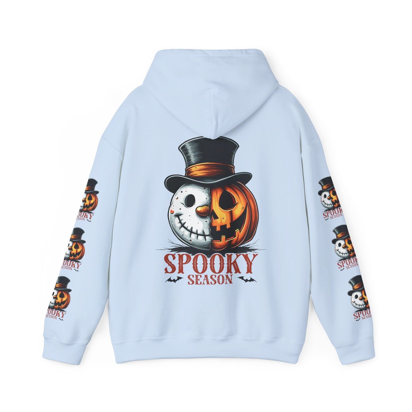 Spooky season,  Unisex Heavy Blend™ Hooded Sweatshirt (sleeve design)